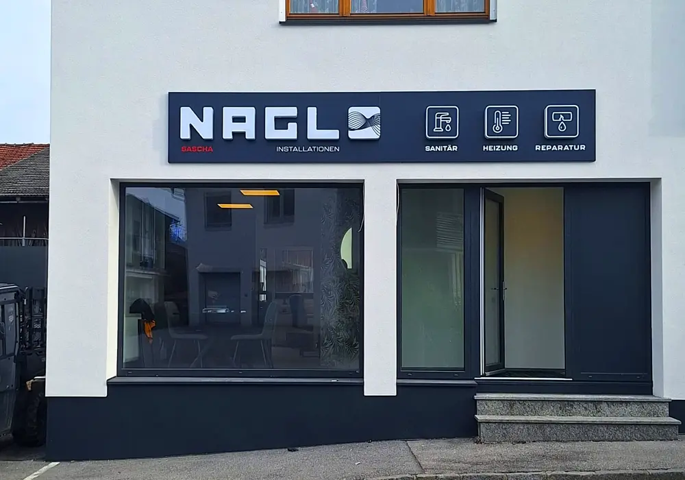 beleuchtete Einzelbuchstaben